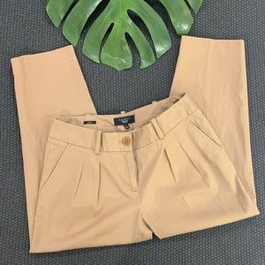 Talbots Cropped Petite Tan Pants